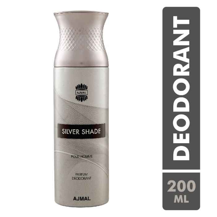 Buy Ajmal Silver Shade Perfume Deodorant For Men (200 ml) - Purplle