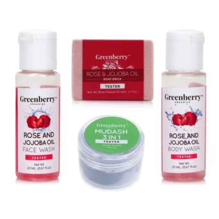 Buy Greenberry Organics Ultra-Calming Skin Kit (80 g) - Purplle