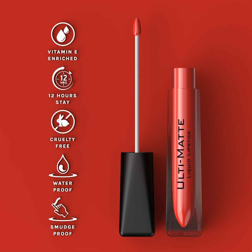 Buy Bella Voste I ULTI-MATTE LIQUID LIPSTICK I Cruelty Free I No Bleeding or Feathering I Water Proof & Smudge Proof I Enriched with Vitamin E I Lasts Up to 12 hours I Moisturising with Velvet Matt Finish I CANDY GLOW (15) - 3.7 ml - Purplle