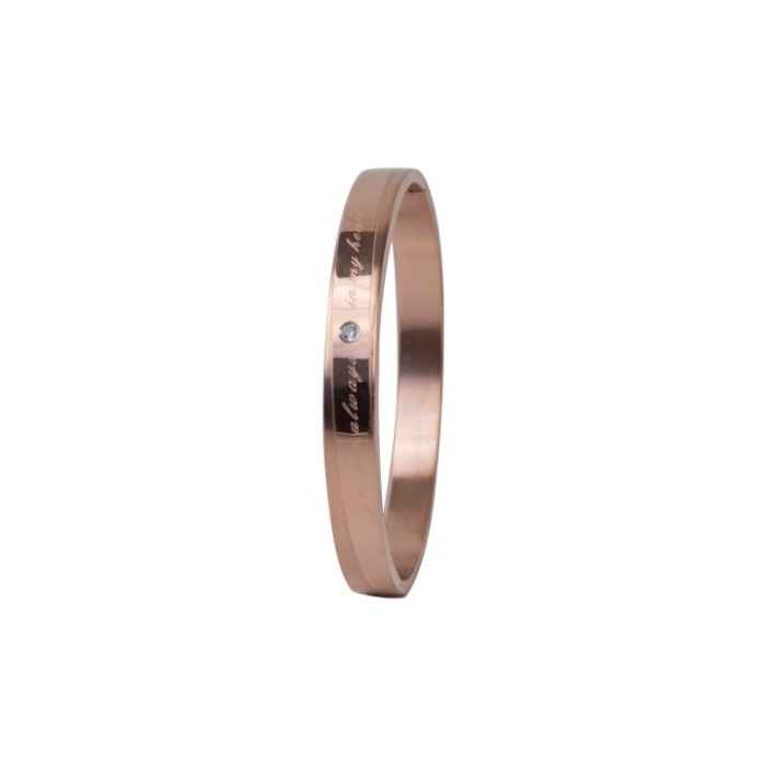Buy Golden Peacock Rose Gold Plated Stainless Steel Men Bracelet - Purplle