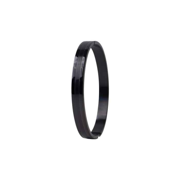 Buy Golden Peacock Black Titanium Steel Men Bracelet - Purplle