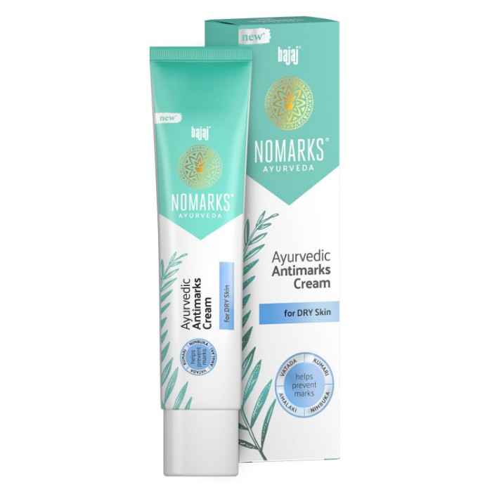 Buy Bajaj Nomarks Ayurvedic Antimarks Cream - for Dry Skin (25 g) - Purplle