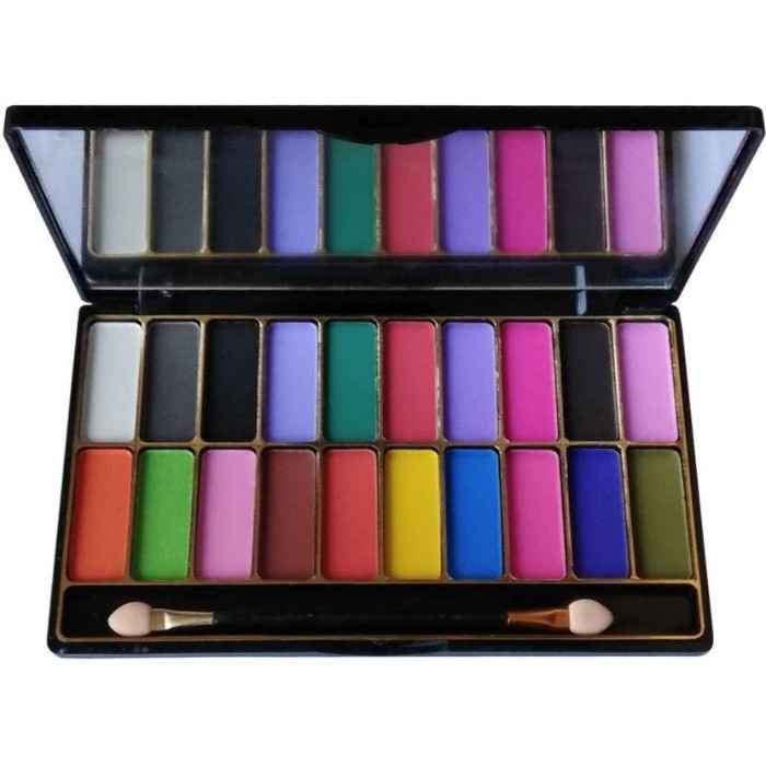 Buy Miss Rose Professional Make Up Shinay 20-Color Wet Eye Shadow (7001-323M-02) (27 g) - Purplle