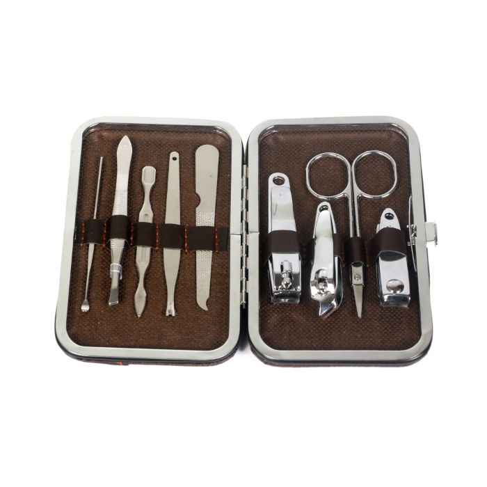Buy Bronson Professional Manicure pedicure kit (9 in 1) - Pack of 9 - Purplle