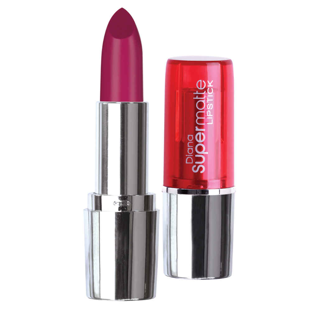 Buy Diana Of London Super Matte Lipstick Purple Rain -12 (5 g) - Purplle
