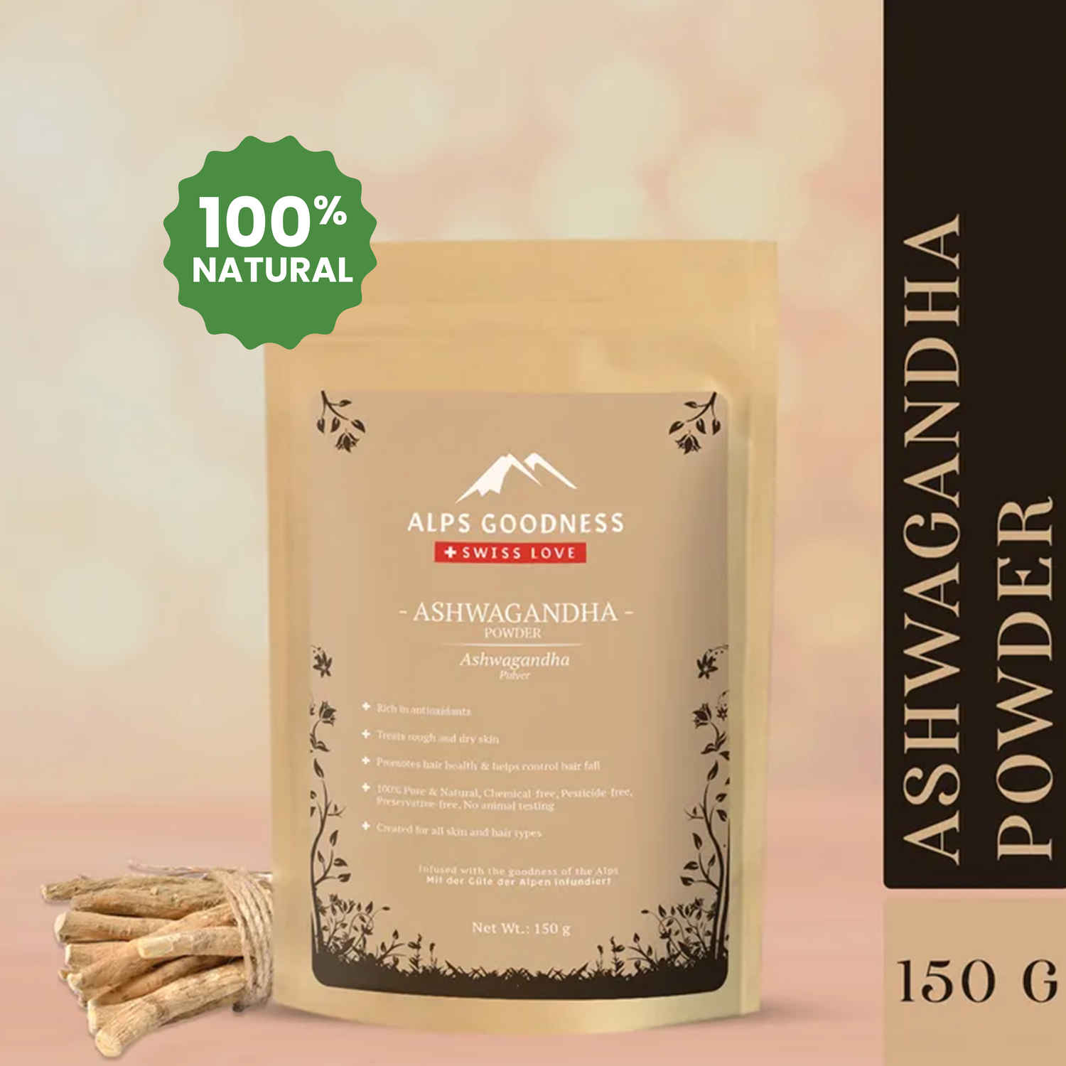 Buy Alps Goodness Powder - Ashwagandha (150 gm) - Purplle