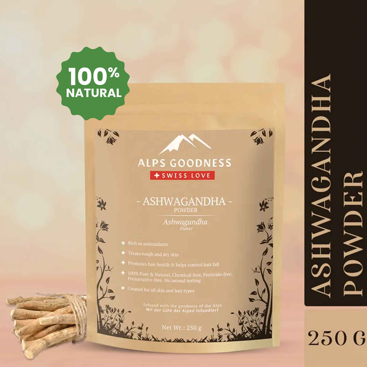 Buy Alps Goodness Powder - Ashwagandha (250 gm) - Purplle
