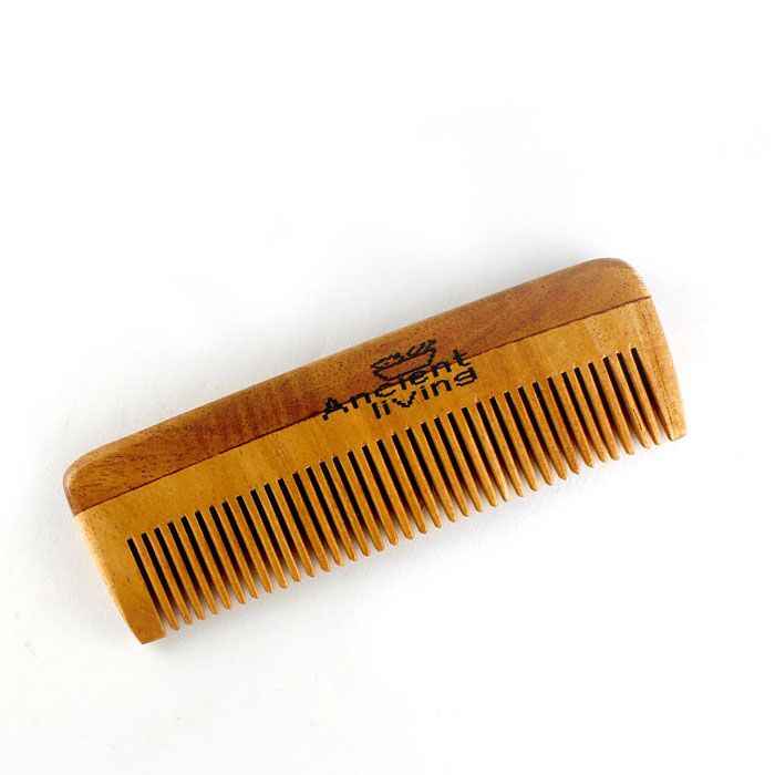 Buy Ancient Living Neem Wood Pocket Comb - Purplle