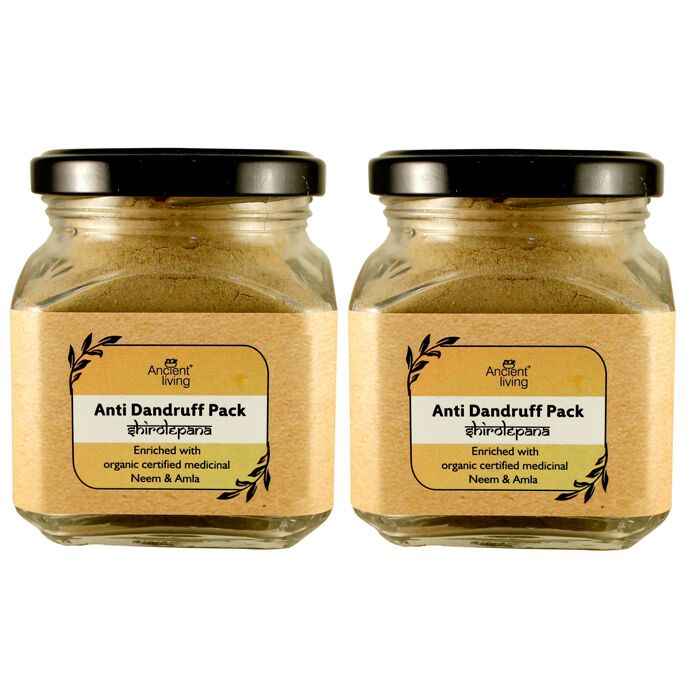 Buy Ancient Living Organic Anti Dandruff Pack Jar (100 g) - Purplle