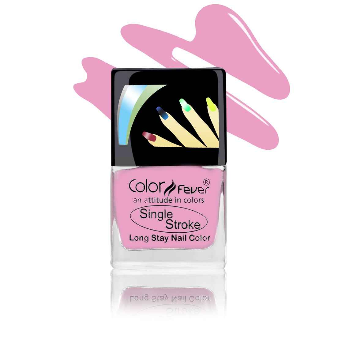 Buy Color Fever Ultra Sparkle Nail Color - Long Wear Nail Paint, Baby Pink (9 ml) - Purplle