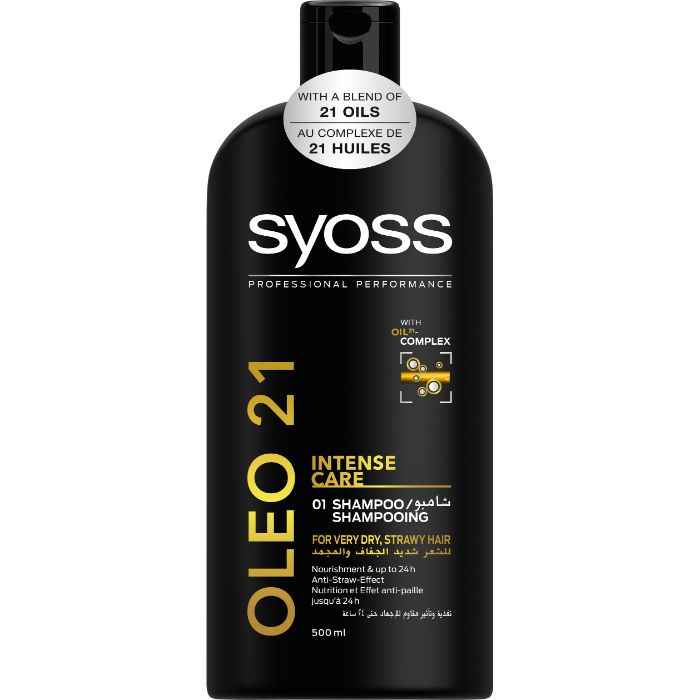 Buy Schwarzkopf Syoss Oleo 21 Intense Care 01 Shampoo (500 ml) - Purplle