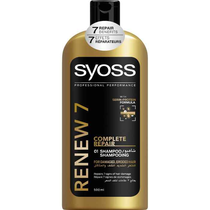 Buy Schwarzkopf Syoss Renew 7 Complete Repair 01 Shampoo (500 ml) - Purplle