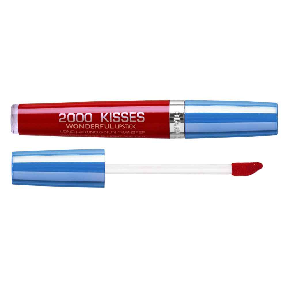 Buy Diana Of London 2000 Kisses Wonderful Lipstick-35 Crimson Red (8 ml) - Purplle