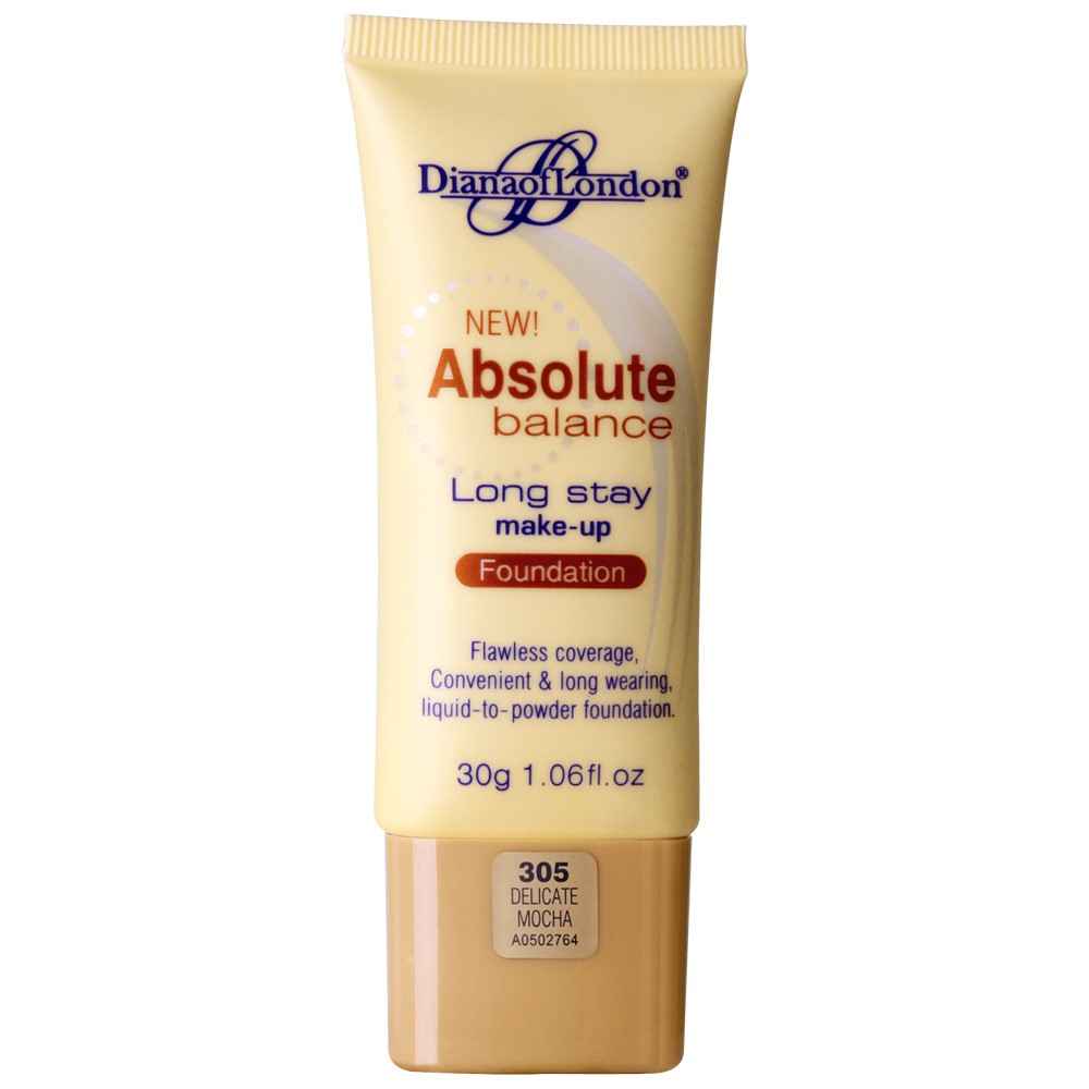 Buy Diana Of London Absolute Stay Foundation Tube - 305 Delicate Mocha (30 g) - Purplle