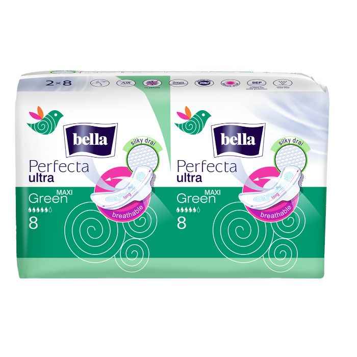 Buy Bella Perfecta Ultrathin Sanitary Napkins Maxi Drai 16 pcs - Purplle