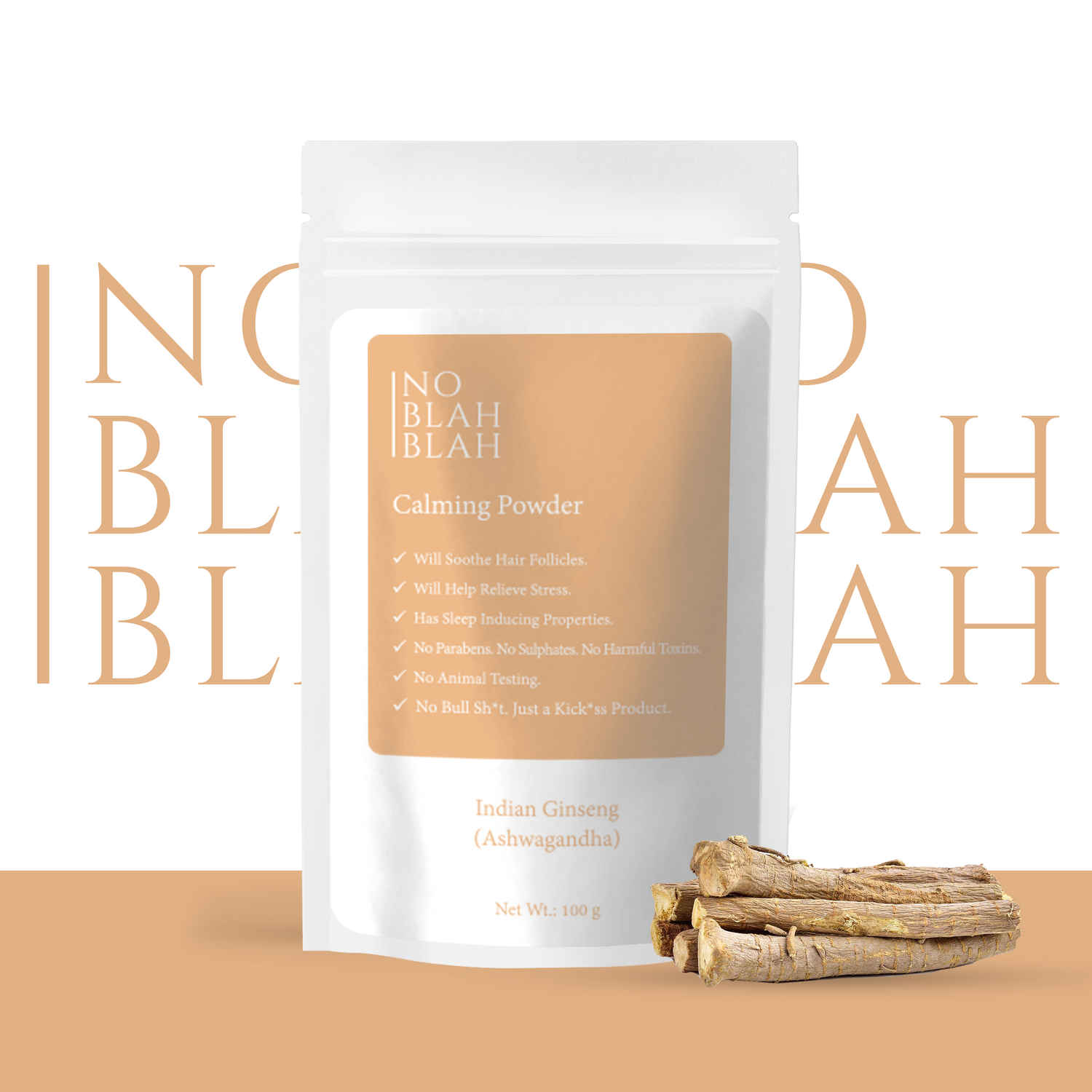 Buy No Blah Blah Calming Powder - Ashwagandha (100 gm) - Purplle