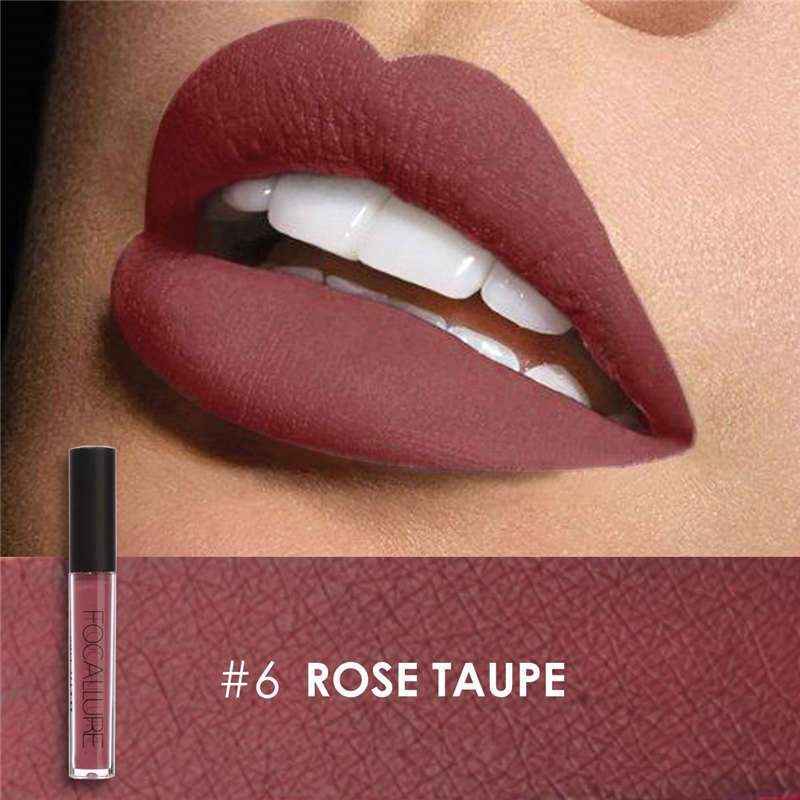 Buy Focallure Matte Liquid Lipstick # Rose Taupe FA24#6 - Purplle