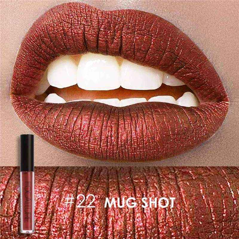 Buy Focallure Metallic Liquid Lipstick# Mugshot FA24#22 - Purplle