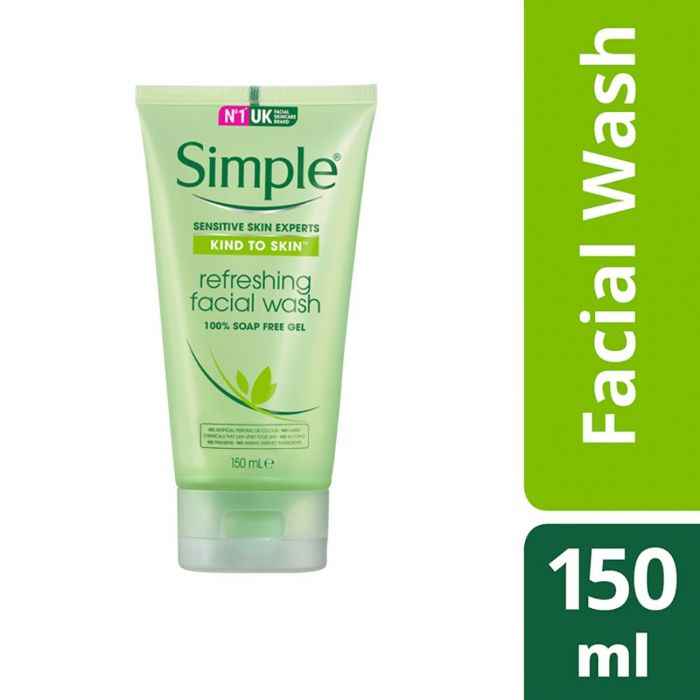 Buy Simple Kind To Skin Refreshing Facial Wash, (150 ml) - Purplle