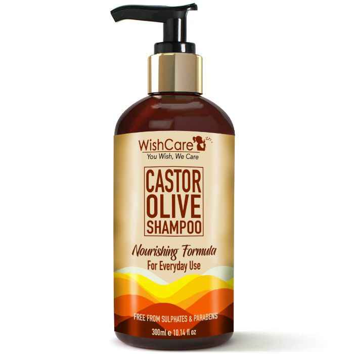 Buy WishCare Castor Olive Shampoo - Nourishing Formula (300 ml) - Purplle