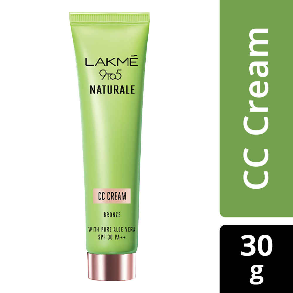 Buy Lakme 9 to 5 Naturale CC Cream, Bronze, 30 g - Purplle