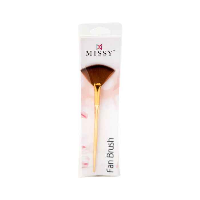 Buy MISSY FAN BRUSH GOLD - Purplle