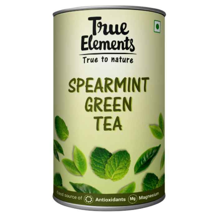 Buy True Elements Spearmint Green Tea (100 g) - Purplle