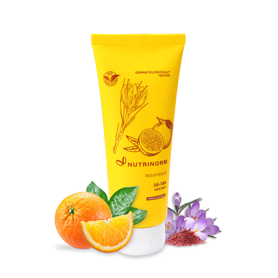 Buy NUTRINORM De Tan Face Pack - for Tan Removal, Skin Brightening & Lightening | Paraben Free - Purplle
