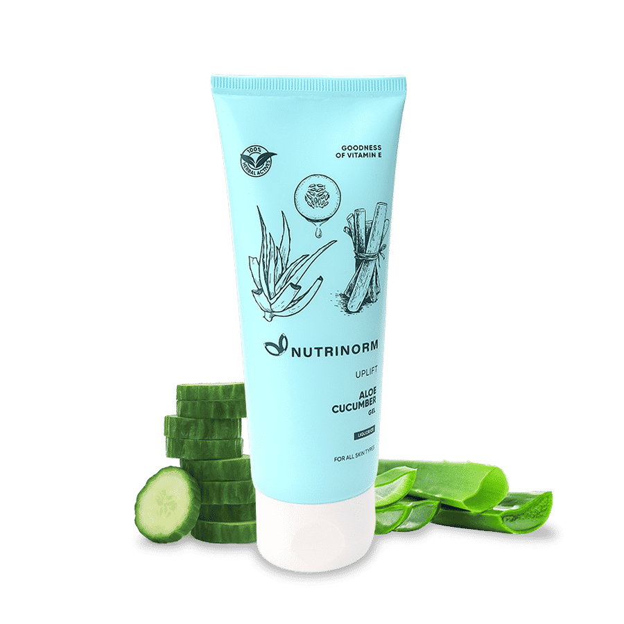Buy NUTRINORM Aloe Vera Gel - Cucumber & Licorice Moisturizing Gel | Soothing & Repair Gel for Face - Purplle