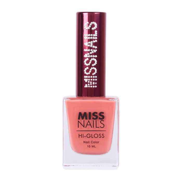Buy Miss Nails Nail Paint Hi-Gloss 68 Orange Punch (10 ml) - Purplle