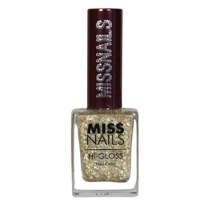 Buy Miss Nails Nail Paint Hi-Gloss 95 Gold Rush (10 ml) - Purplle
