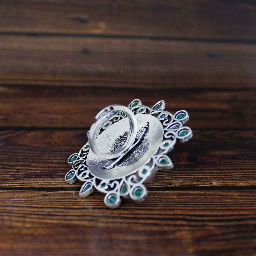 Buy Ferosh Moksha Statement Ring - Purplle
