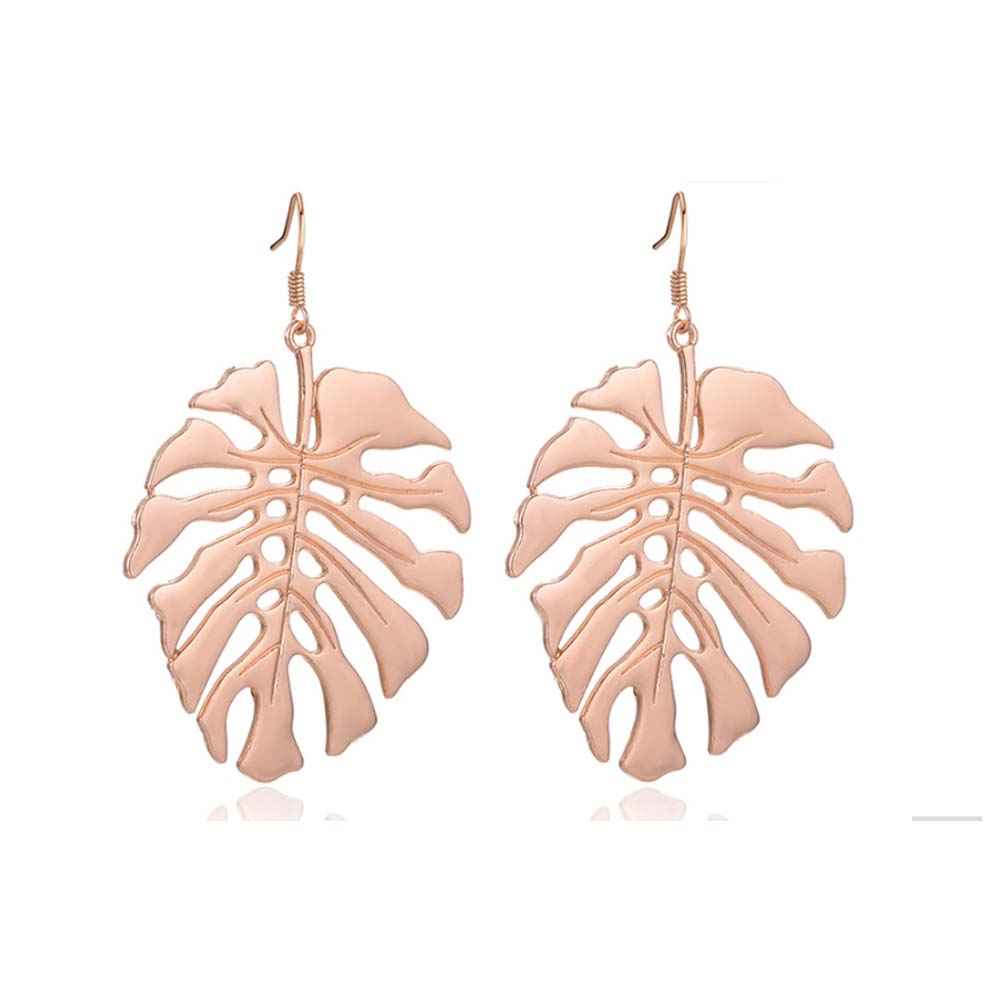 Buy Ferosh Nysa Leaf Designer Earrings - Purplle
