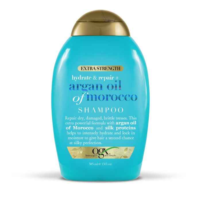 Buy OGX Extra Strength Hydrate & Repair Argan Oil Of Morocco Shampoo (385 ml) - Purplle
