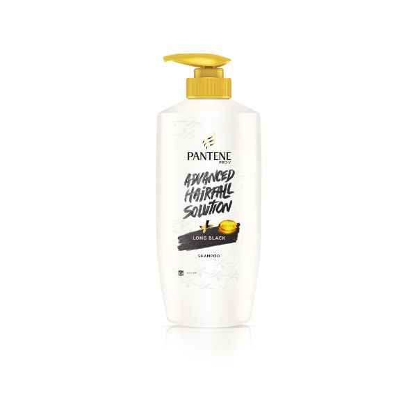 Buy Pantene Advanced Hair Fall Solution Long Black Shampoo (675 ml) - Purplle