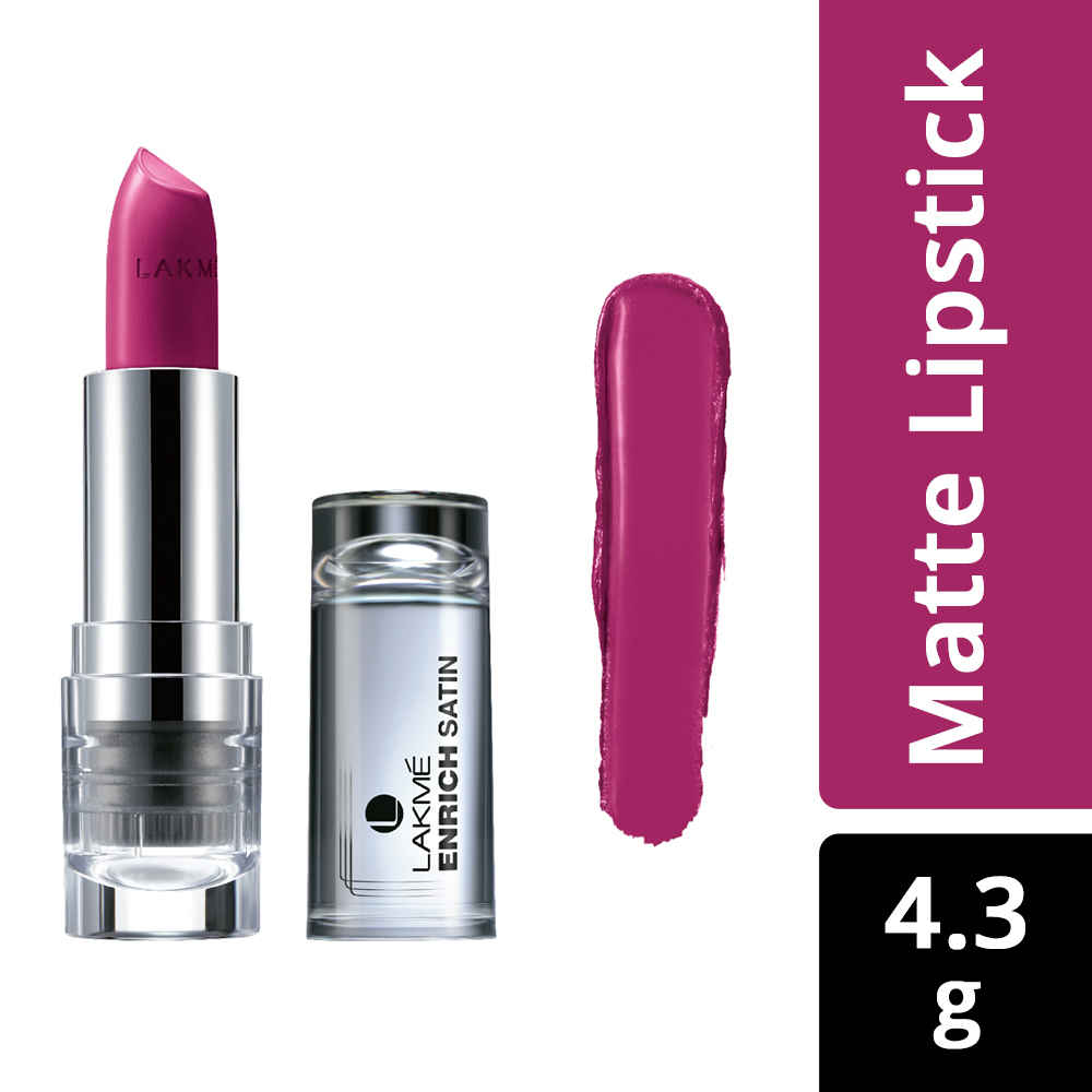 Buy Lakme Enrich Satin Lip Color - Shade P168 (4.3 g) - Purplle
