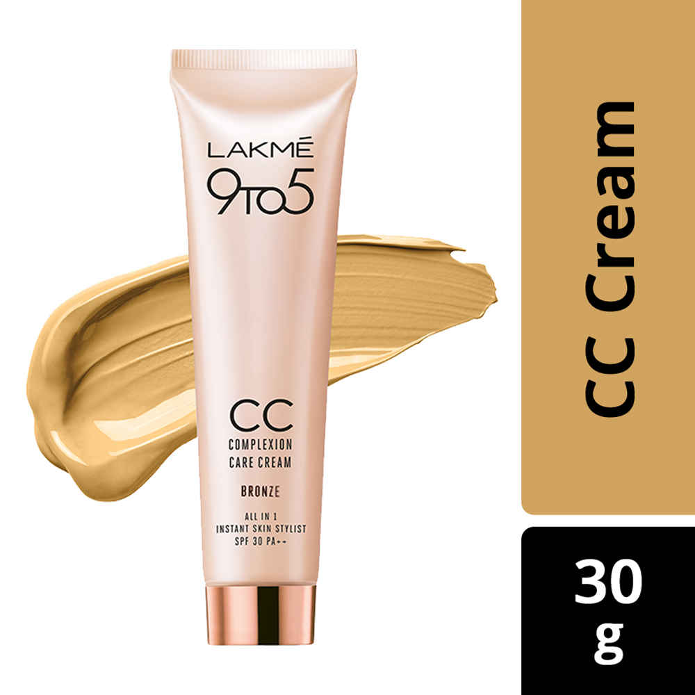 Buy Lakme 9 to 5 Complexion Care Face Cream| Bronze | Enhances Glow | Tinted Moisturiser | 30 g - Purplle