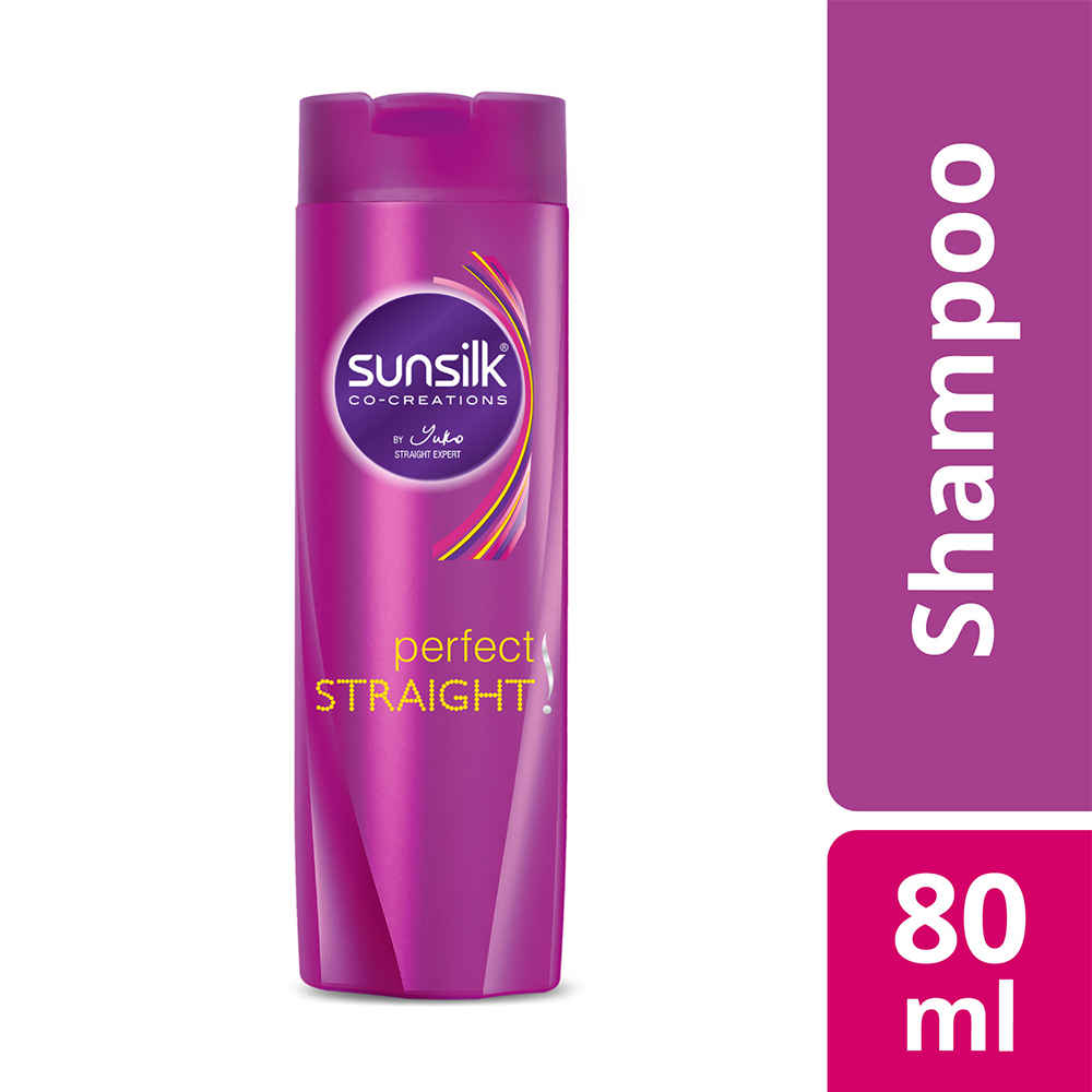 Buy Sunsilk Straight Lock Shampoo (80 ml) - Purplle