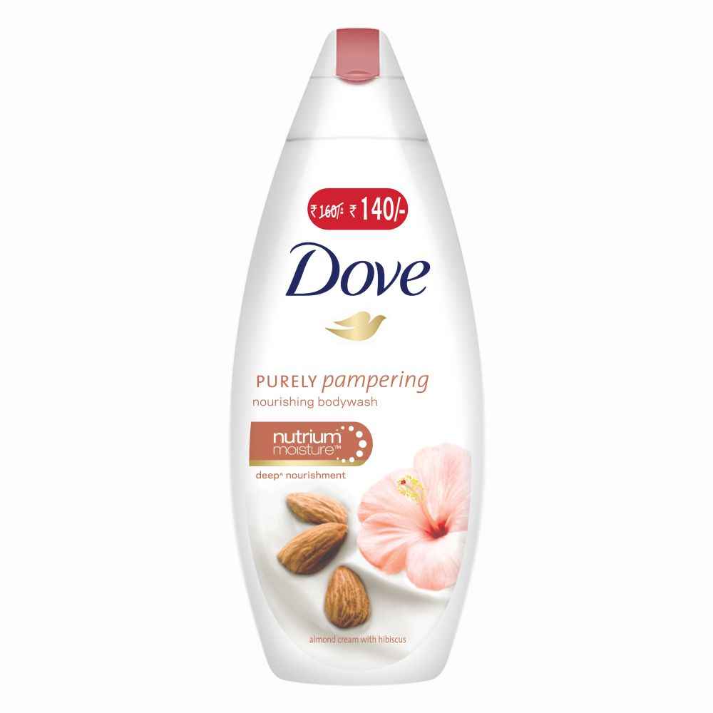 Buy Dove Almond Cream and Hibiscus Body Wash (190 ml) - Purplle