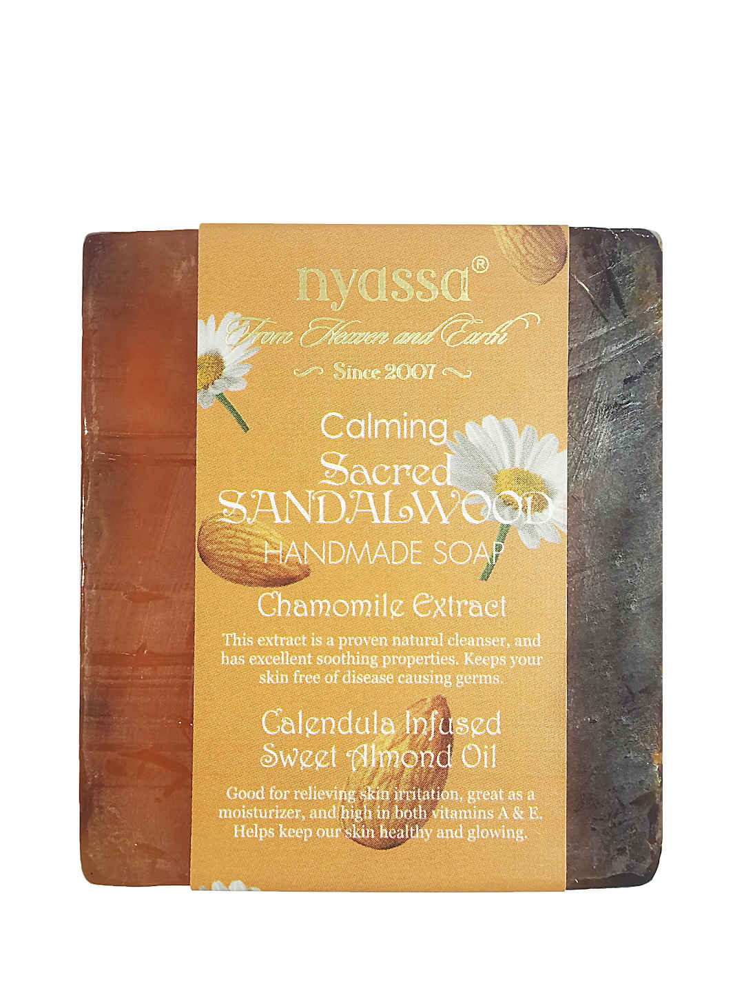 Buy Nyassa Handmade Soap - Sacred Sandalwood (150 g) - Purplle