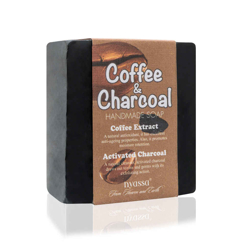 Buy Nyassa Nyassa Coffee and Charcoal Handmade Soap (150 g) - Purplle