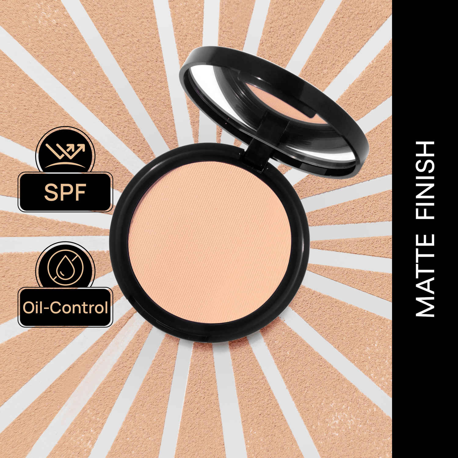 Buy Purplle Compact Powder with SPF For Wheatish Skin Be Your Own BFF| Long Lasting| Oil Contro| SPF Protection| Lightweight - Honey Self Care 2 (9 g) - Purplle