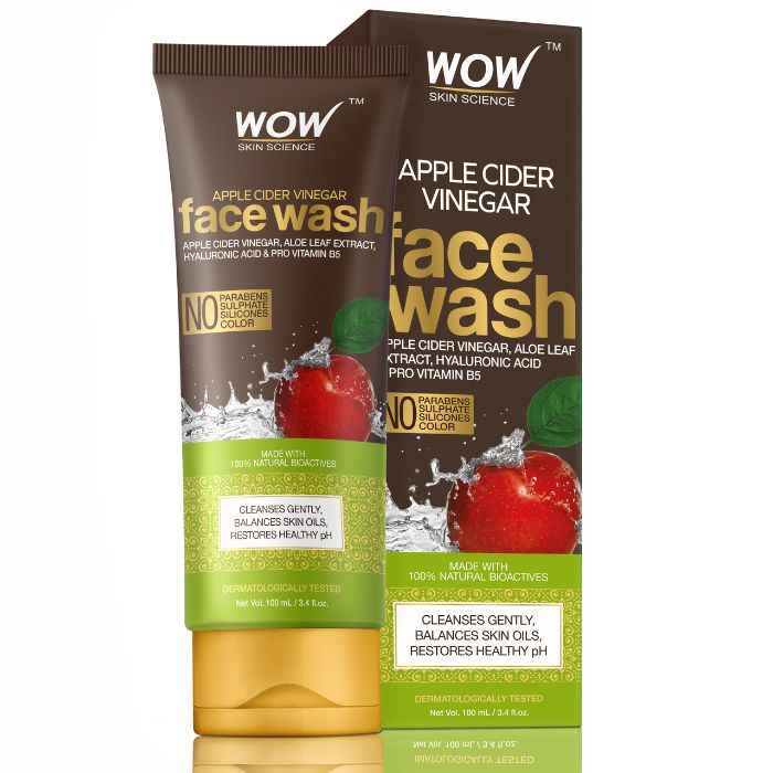Buy WOW Skin Science Apple Cider Vinegar Face Wash (100 ml) - Purplle