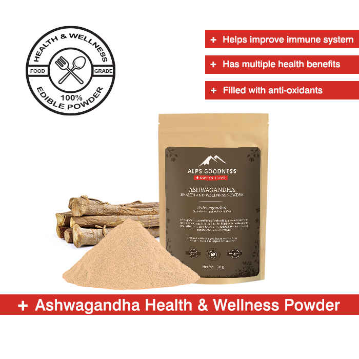 Buy Alps Goodness Health & Wellness Powder - Ashwagandha (50 gm) to Enhance Overall Well-Being - Purplle
