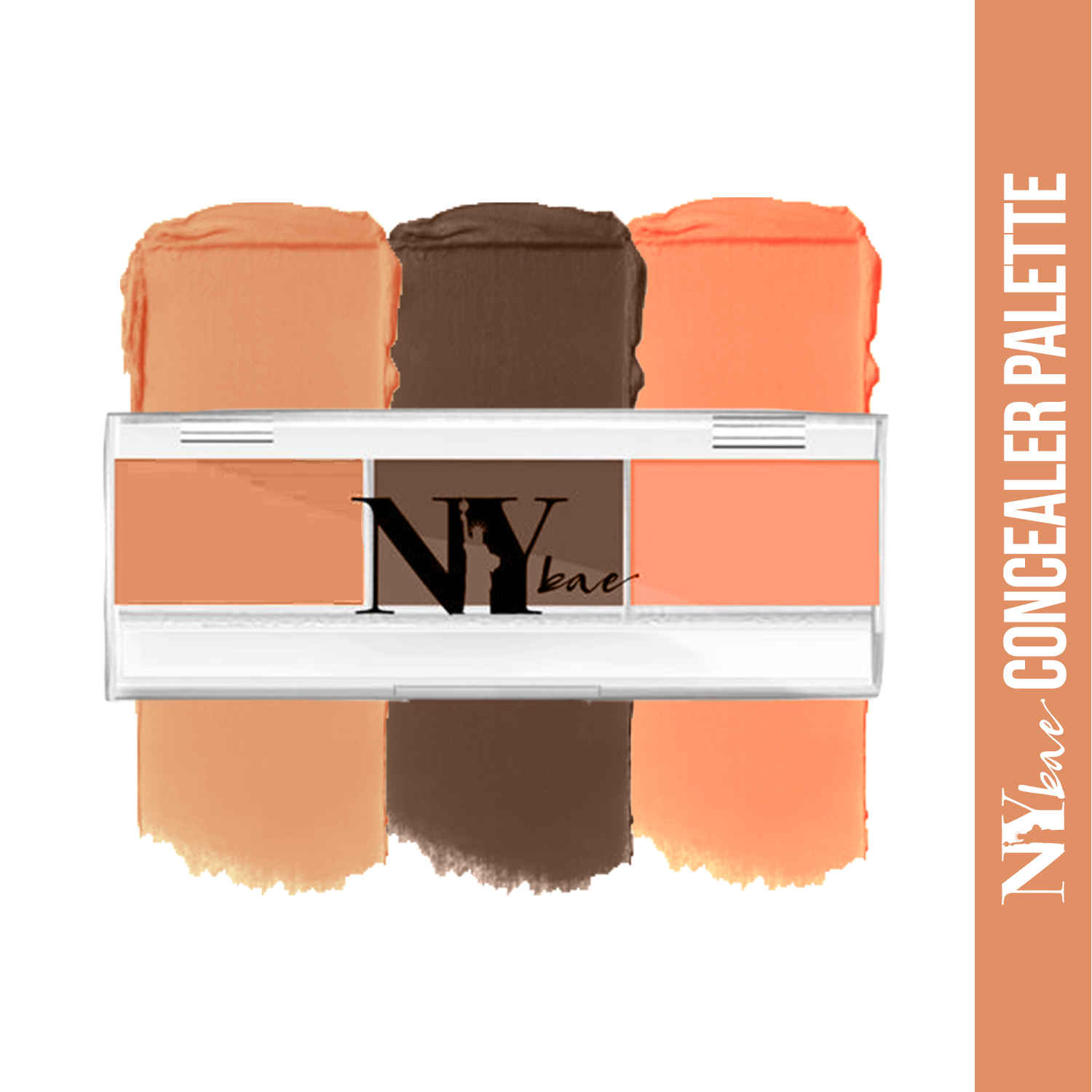 Buy NY Bae Concealer Palette with Contour & Orange Color Corrector, For Dusky Skin, Maskin' at Manhattan - Ivory Pulitzer Light Show 9 (1.5 g X 3) - Purplle
