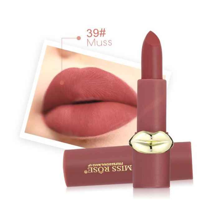 Buy Miss Rose Professional Make-Up Matte Fashion Lipstick Color (3.4 g) (7301-004B-39) - Purplle