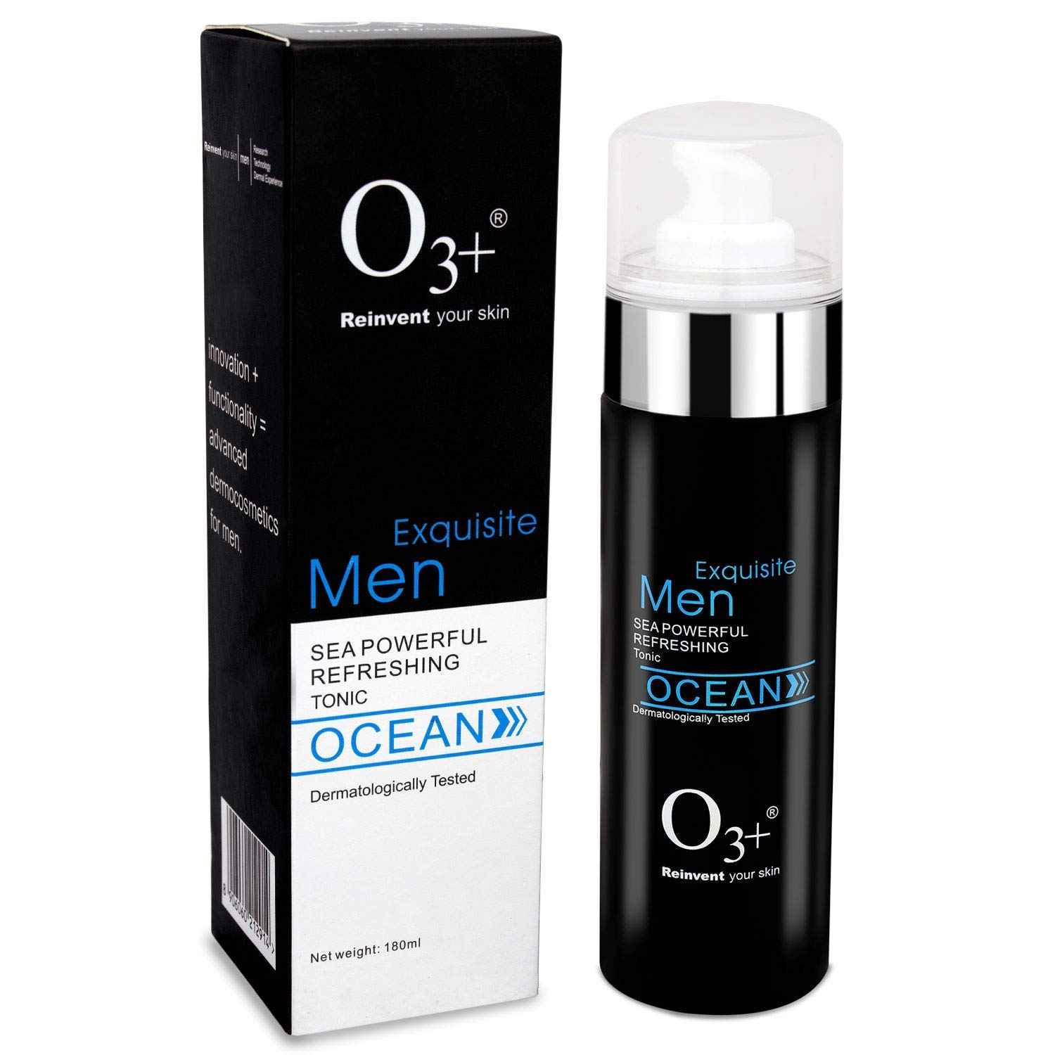 Buy O3+ Exquisite Men Ocean Sea Powerful Refreshing Whitening Tonic (180 ml) - Purplle