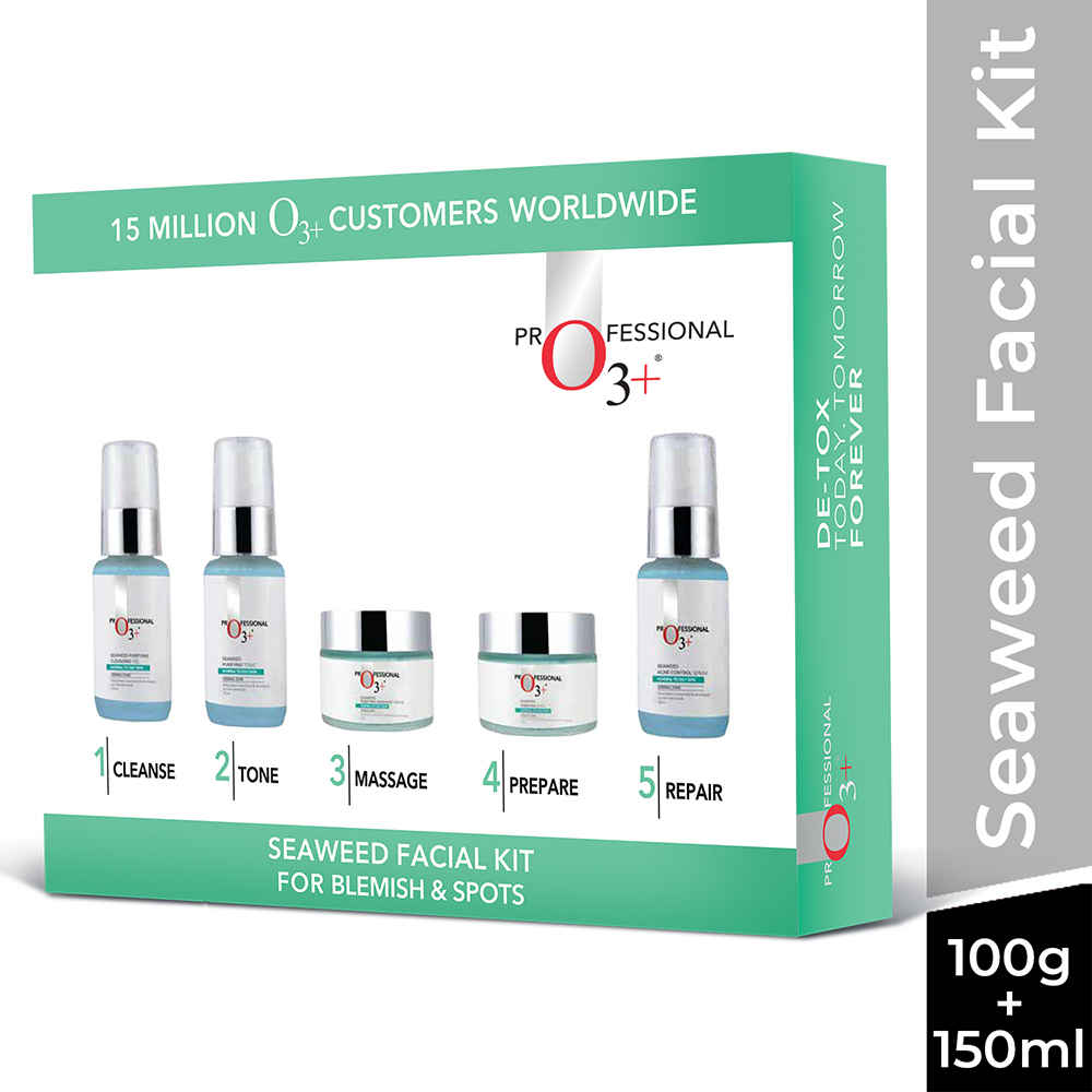 Buy O3+ Seaweed Facial For Blemish & Spots (100gm 150ml) - Purplle