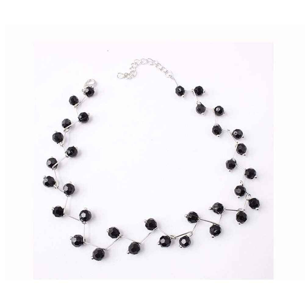 Buy Ferosh Black Silver Pearl Choker Necklace - Purplle