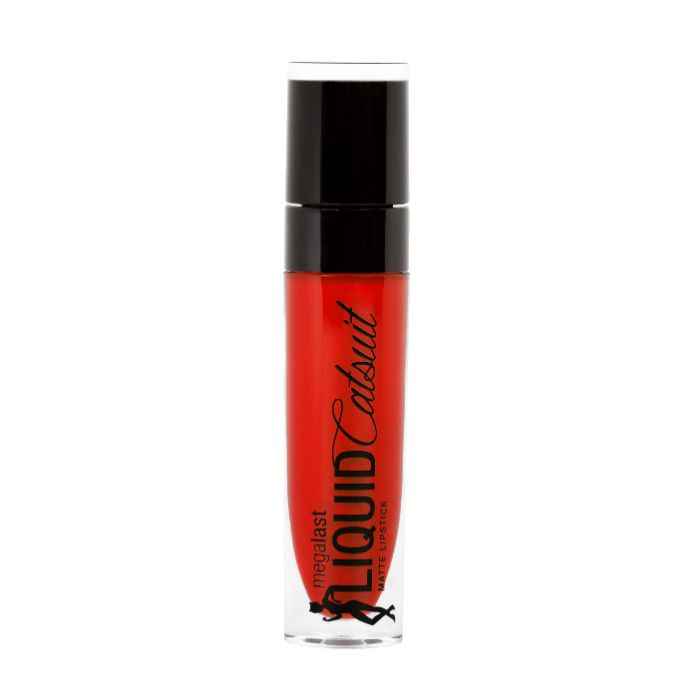Buy Wet n Wild MegaLast Liquid Catsuit Matte Lipstick - Flame Of The Game (Red) (6 g) - Purplle